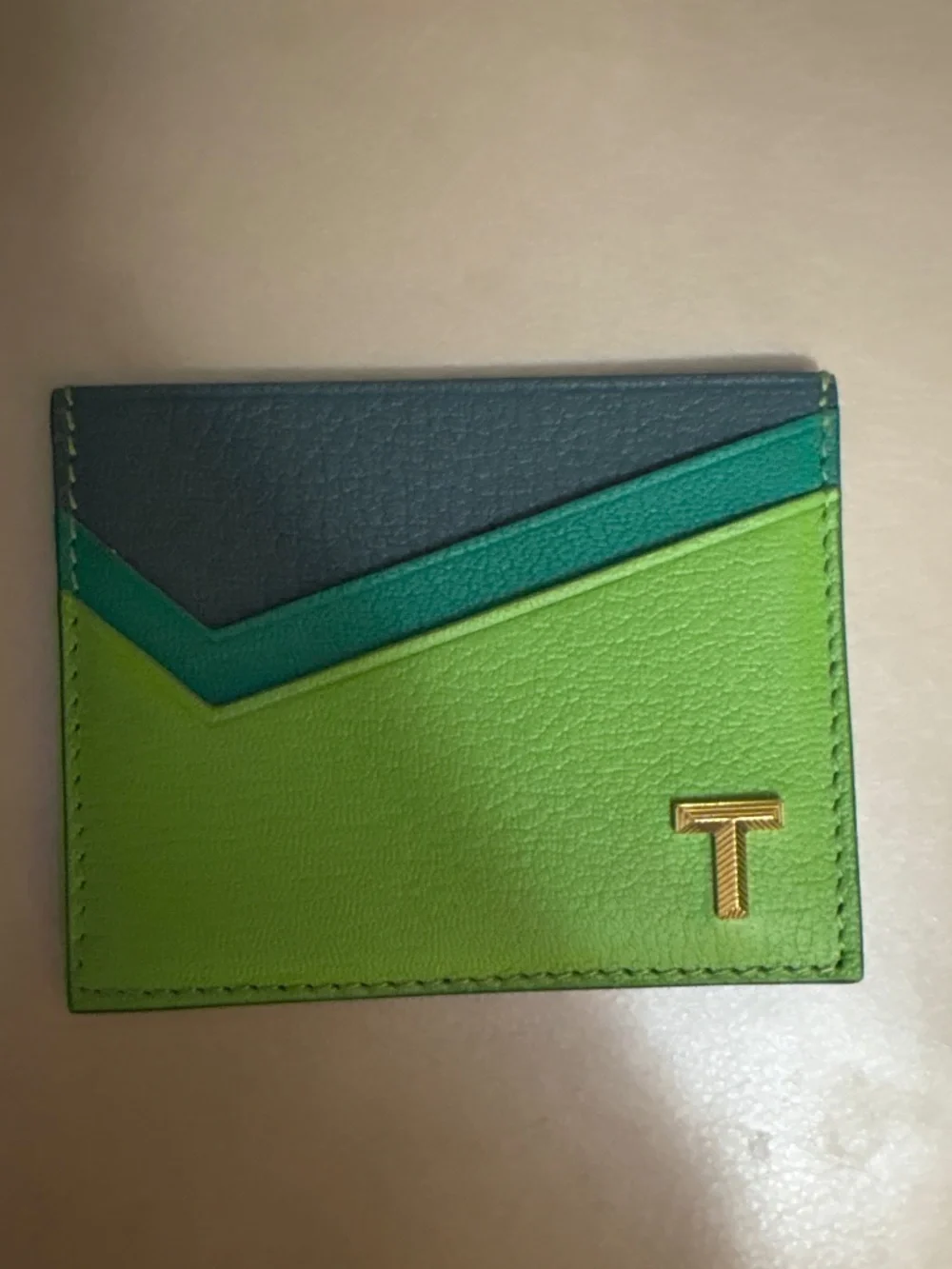 Green Tiffany slimfold wallet (unisex)
